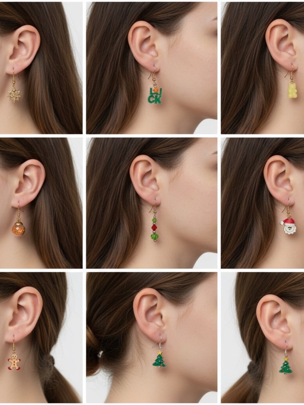 Novelty and Festive earrings bundle (8 pairs)